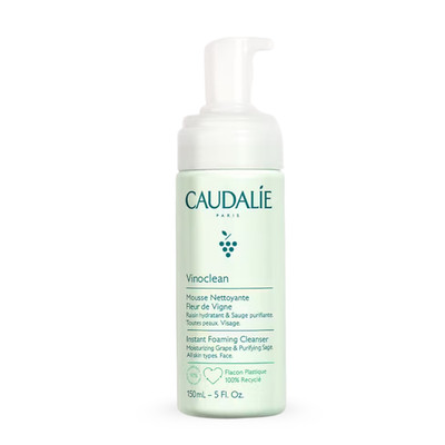 Caudalie Vinoclean Face Cleansing Foam Fleur De Vigne Removes Makeup 150ml