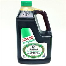 Kikkoman Reduced Sodium Gluten Free Tamari Soy Sauce, 64 Ounce