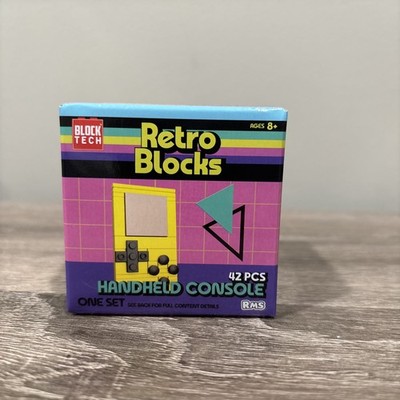 NEW mini RETRO blocks HANDHELD GAMING CONSOLE 6 to collect 42 pcs