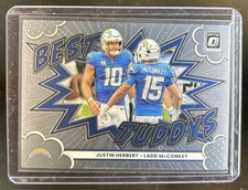 2025 Panini Donruss Optic Justin Herbert Ladd McConkey Best Tuddys #16 Chargers