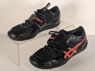 ASICS Throw Pro Black Red Men s Sneaker US Size 8 G605Y - Track & Field