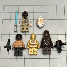 LEGO Star Wars Rey Chewbacca Finn Bb8 Minifigures sw0677 Lot Of 5 G3 1