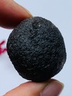 30G Saffordite-Rare Arizona glassy meteorite half transparent cintamani  34MM — photo 2