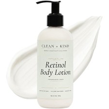Clean Kind Retinol Body Lotion with Hyaluronic Acid, 8 Ounce Pack of 1
