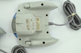 Lot of (3) Sega Dreamcast Original Controllers OEM Authentic White Aqua