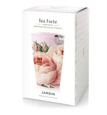 Tea Forte KATI Ceramic Steeping Cup Infuser Jardin New York Botanical #C535