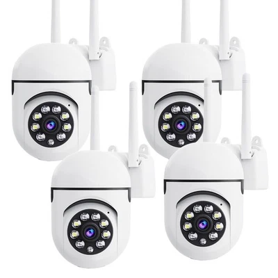XVIM 4-Pack WiFi Camera Smart Home Wireless Security Camera System Audio Night Vision
