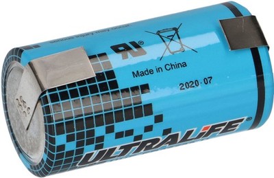 Ultralife UHE-ER26500 bobbin cell U-Lötfahne - C Rundzelle Lithium-Thionylchlori