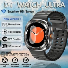 Smart Watch Ultra Men – 2.1" Display, 32GB Memory, Video, GPS, NFC, Fitness New