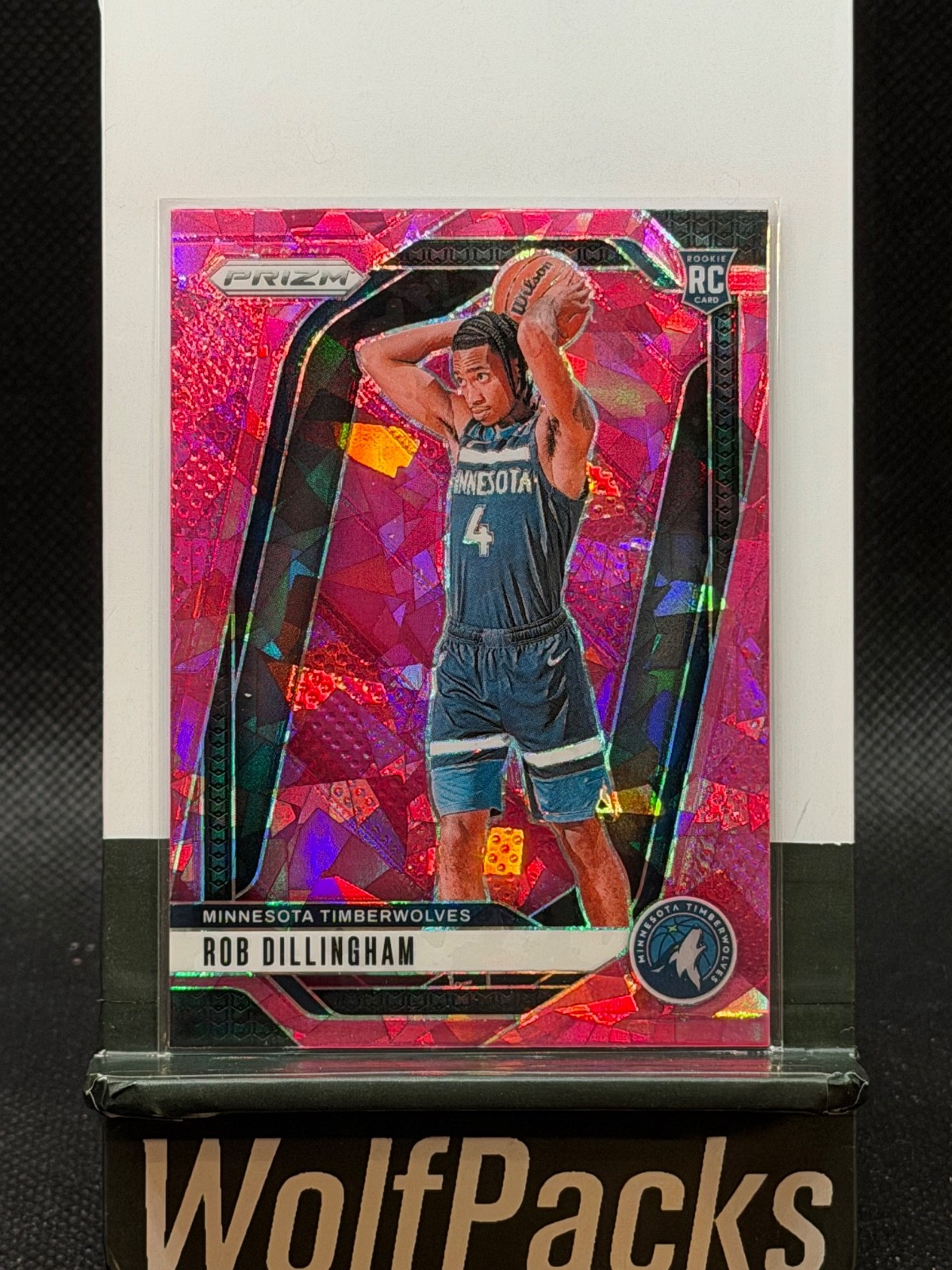 2024-25 Panini Prizm - Rob Dillingham #250 Pink Ice Prizm (RC)