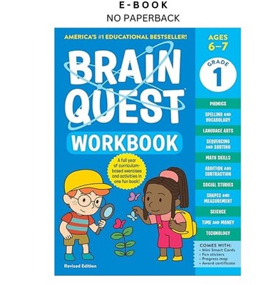 Brain Quest Workbook: 1st Grade Revised Edition, Workman Publishing 2023