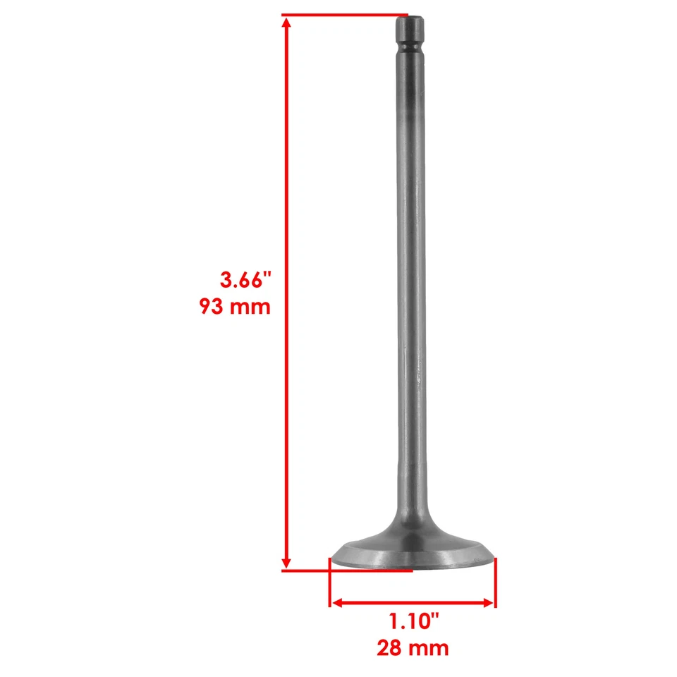 Cylinder Head Intake Exhaust Valve Kit for Arctic Cat 700 4X4 H1 EFI 2009-2013 - Image 3 of 4