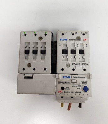 Eaton E04NB18X3N Contactor with Relay E06NBXRG3A From NXL VFD
