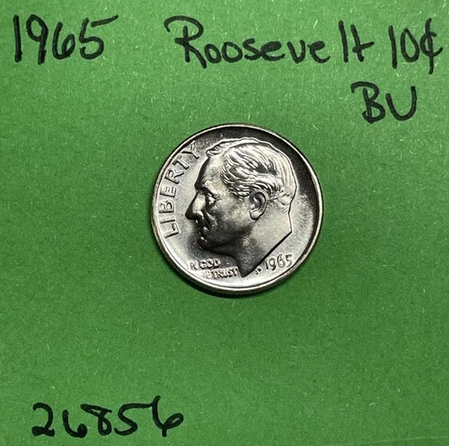 1965 Roosevelt Dime 10c Choice BU Brilliant Uncirculated US Coin See Photos