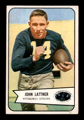 1954 Bowman #128 John Lattner RC VGEX X3076342