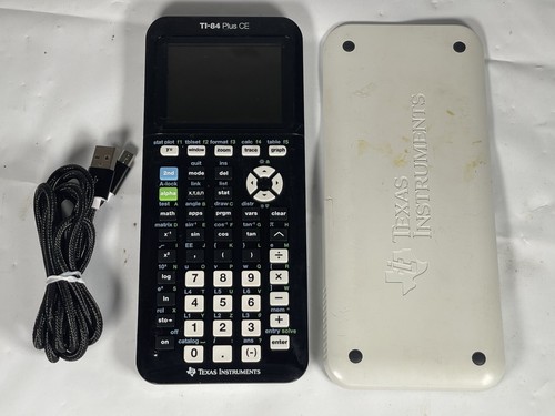 Texas Instruments TI-84 Plus CE graphischer Taschenrechner - Schwarz