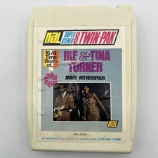 Ike & Tina Turner - 16 All Time Bests - Restored 8 Track Tape - New Pad & Splice