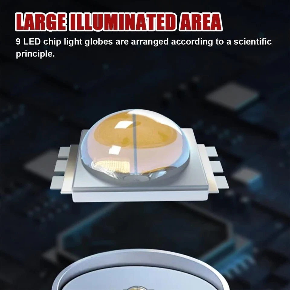 LED 30W 3000LM Flashlight Work Light Powered For Milwaukee M18 Li-ion Battery & - Image 4 of 4