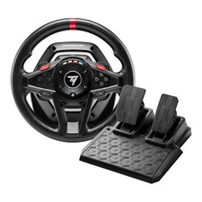 Pack Volant gaming Thrustmaster SimTask T128 Noir pour PS5 PS4 et PC + Levier de