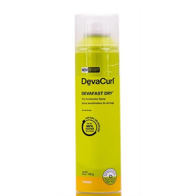 NEW DEVACURL DEVAFAST DRY ACCELERATOR SPRAY 6 OZ DRIES HAIR 66% FASTER DEVA CURL