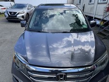 2016-2022 Honda Pilot Hood Gray Pcnh797m 3.5l At Awd 189k -ex-l- 57412