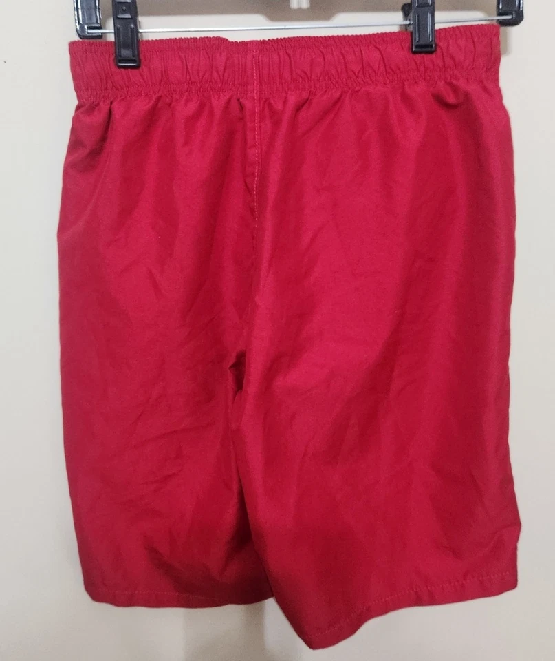 Bañador Hollister rojo liso tabla de surf pantalones cortos para hombre XS Foto 2 de 4