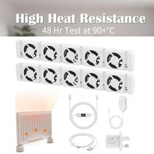Radiator Fan Booster 3.0 Single Set Smart Radiator Ventilator Save Energy Home