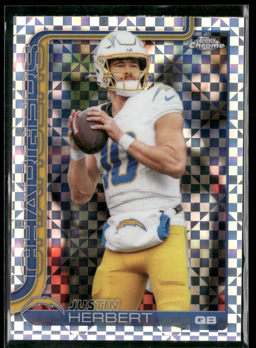 2025 Topps Chrome - Justin Herbert #158 X-Fractor