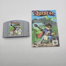 Quest 64 Nintendo 64 N64 Cartridge And Manual Authentic