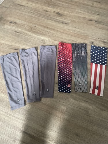 Arm Sleeves 6 Total 3 XXL—2 XL—1 Large