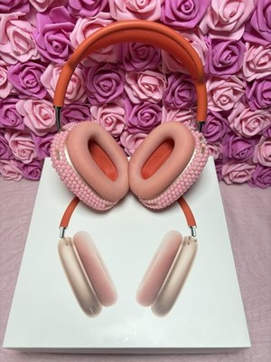 Apple AirPods Max Pink Orange Over-Ear Bluetooth Headband Headphones 2020s