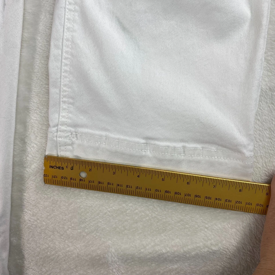 BUFFALO Brigette Women Crop Pants 14/34 Off White High Rise Soft Stretch Denim - Image 4 of 4