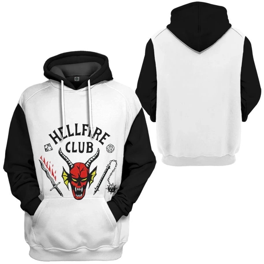 3D S.Things The Hellfire Club Custom Hoodie