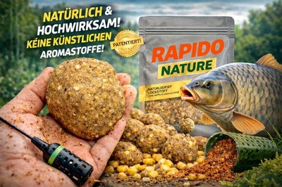 Angelfutter Lockfutter 20 kg Rapido Nature Grundstoff ohne Zusätze 1,75  / kg