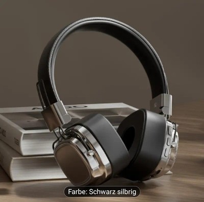 Kabellose Bluetooth-Kopfhörer mit Hi-Fi-Sound und Bass Boost