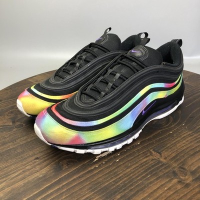 Nike Air Max 97 Shoes Mens Size 11 Multicolor Tie Dye Sneakers CK0841-001
