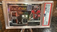 2024 Spectra Rookie Patch Building Blocks Neon Splatter Bucky Irving /8 PSA 8 