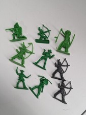 Green Army Toy Soldiers Vintage 1999 Armies Plastic Cowboys Indians Original