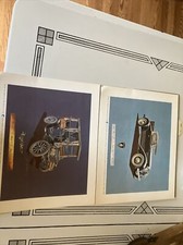 1931 Blue Plymouth Roadster & 1904 Rambler Classic Auto Print John Peckham Behr