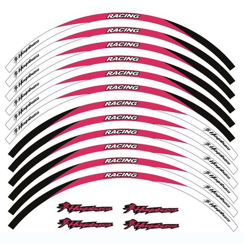 Rim Stripes Wheel Decals Tape Stickers For Suzuki Hayabusa GSX1300R 1999-2023 - Picture 20 of 48