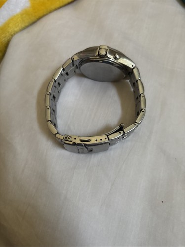 Sterling Silver Fossil Watch Red - Picture 3 of 6