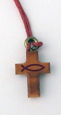 Mamemi Olivenholzkreuz Zum Umhängen