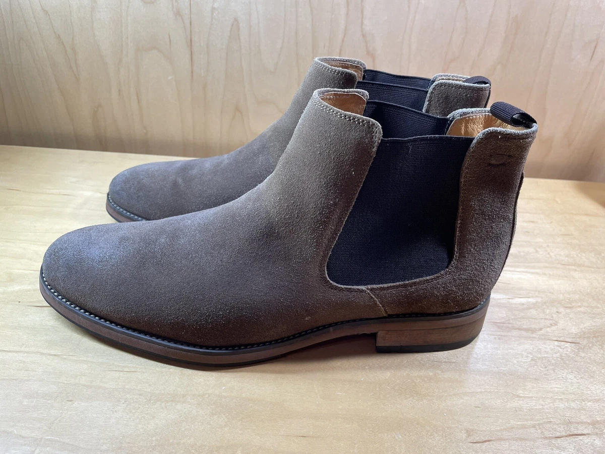 Florsheim Chelsea Boots Men s Size 9.5 D Brown Genuine Leather Shoes 14232 210