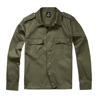 Brandit US Longsleeve Shirt Green 4XL