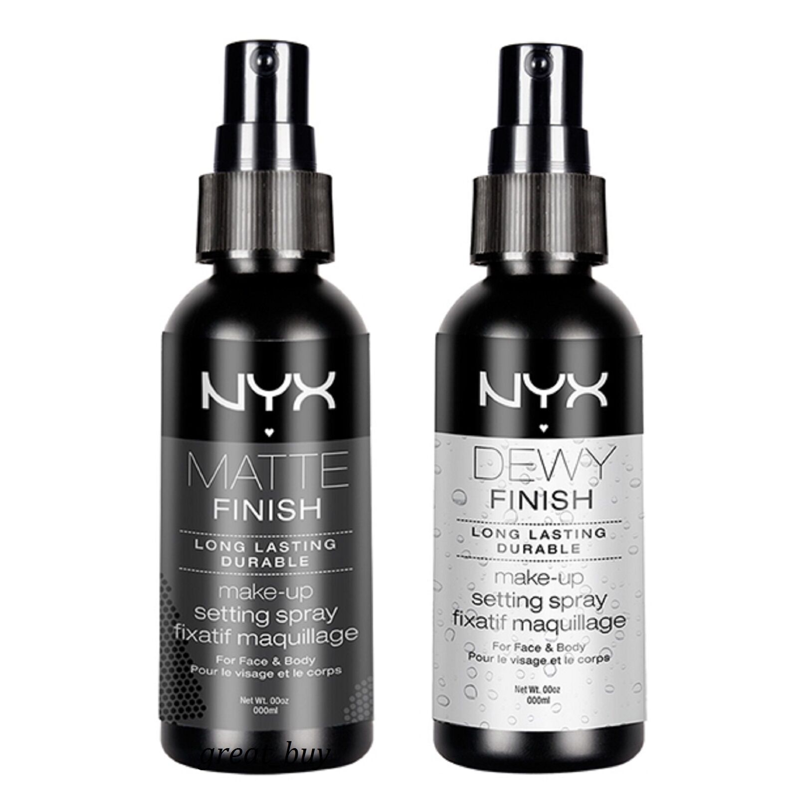 NYX Long Lasting Makeup Setting Spray, Matte Finish MSS01 - 2.03 fl oz bottle