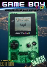 Nintendo GAME BOY Color TOYS-R-US Clear Green Limited Edition - 100% GENUINE