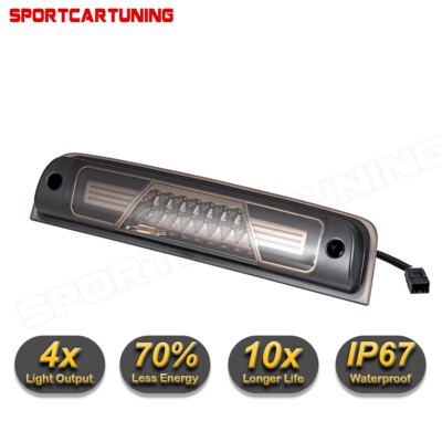 Fit For 2009-2018 Ram 1500 2500 3500 LED Third Tail Brake Light Cargo Lamp Black