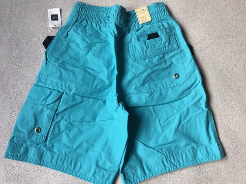 GAP GapKids NWT Blue "Cali Surf" Swim Trunks Shorts Swimwear size S 6-7 years - Picture 2 of 2