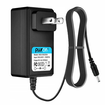PwrON AC/DC 5V 1A 5V 1000mA Switching Power Supply Cord adapter 3.5mm x 1.35mm