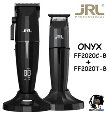 JRL PROFESSIONAL ONYX FF 2020C-B + 2020T-B CLIPPER TRIMMER HAIRCUTTER "WAHL"